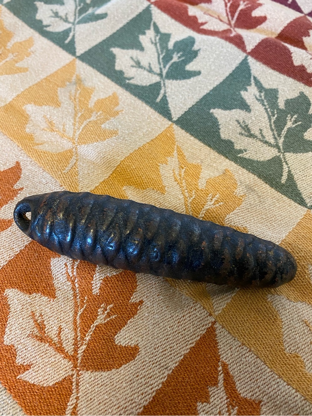 Vintage Cast Iron Pinecone  Fall Decor